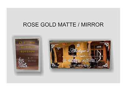 Rose Gold Matte / Mirror